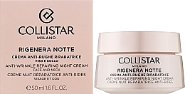 Nachtcreme für Gesicht und Hals - Collistar Rigenera Anti-Wrinkle Repairing Night Cream — Bild N2