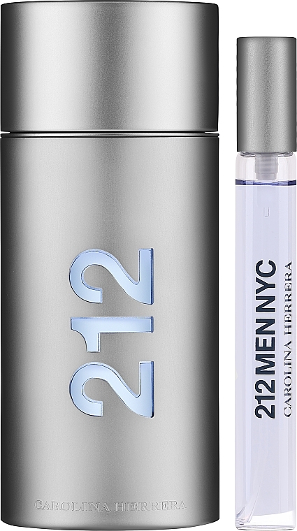 Carolina Herrera 212 Men NYC  - Duftset (Eau de Toilette 100ml + Eau de Toilette Mini 10ml + After Shave Gel 100ml) — Bild N2