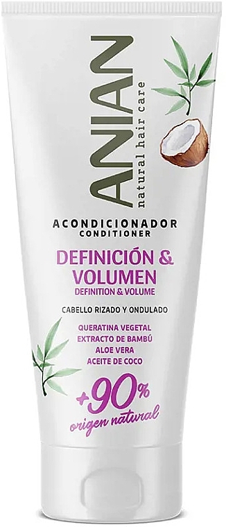 Haarspülung mit pflanzlichem Keratin - Anian Definition & Volume Vegetable Keratin Conditioner — Bild N1
