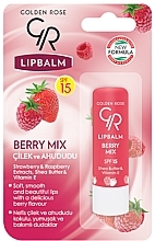 Lippenbalsam Beeren-Mix - Golden Rose Lip Balm Berry Mix SPF 15  — Bild N1