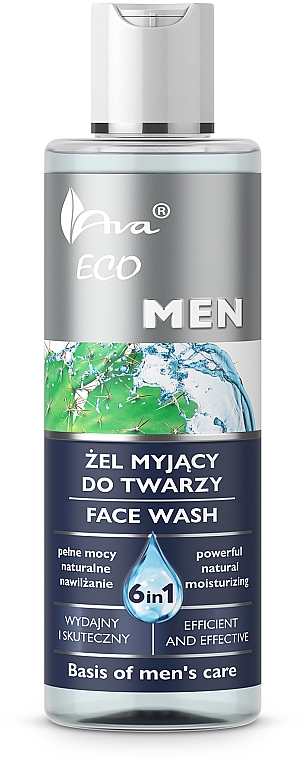 6in1 Gesichtsreinigungsgel für Männer - Ava Laboratorium Eco Men Gel — Bild N1