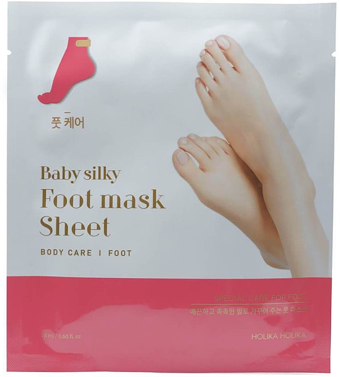 Fußmaske in Socken - Holika Holika Baby Silky Foot Mask Sheet — Bild N3