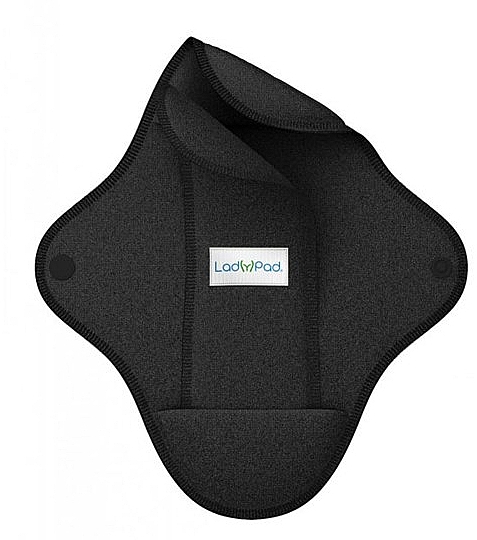 Wiederverwendbare Damenbinde Größe L schwarz - LadyPad — Bild N1
