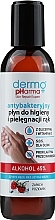 Düfte, Parfümerie und Kosmetik Antibakterielle Flüssigkeit für Handpflege und Hygiene Erdbeeren - Dermo Pharma Antibacterial Liquid Alkohol 65%