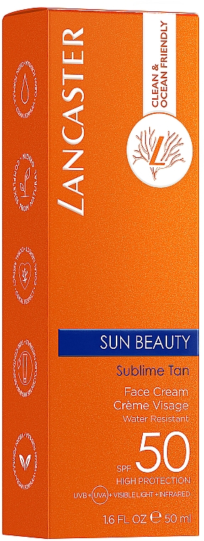 Sonnenschutz-Gesichtscreme - Lancaster Sun Beauty SPF50 — Bild N3
