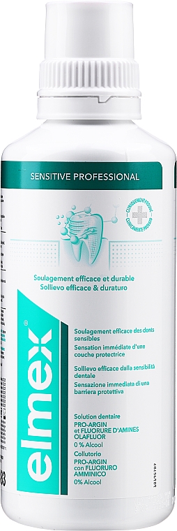 Alkoholfreie Zahnspülung - Elmex Sensitive Professional Pro-Argin — Bild N1