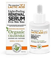 Düfte, Parfümerie und Kosmetik Gesichtsserum - Biovene Lactic Acid Light Peeling Renewal Serum