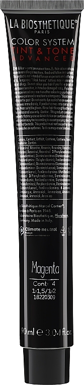 Haarfarbe - La Biosthetique Color System Tint and Tone Advanced Professional Use — Bild N2