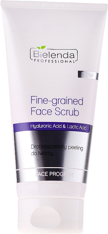 Gesichtspeeling mit Hyaluronsäure und Acai-Beeren Extrakt - Bielenda Professional Face Program Fine-grained Face Scrub