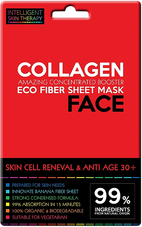Gesichtsmaske mit Meereskollagen - Beauty Face Intelligent Skin Therapy Mask — Bild N1