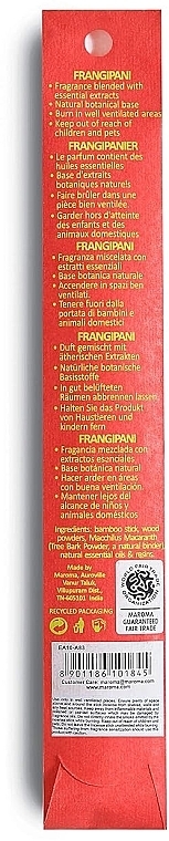 Räucherstäbchen - Maroma Encens d'Auroville Stick Incense Frangipani — Bild N1