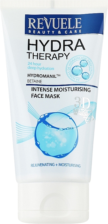 Verjüngende und feuchtigkeitsspendende Gesichtsmaske - Revuele Hydra Therapy Intense Moisturising Face Mask