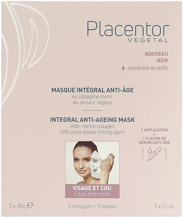 Anti-Aging-Gesichtsmaske - Placentor Vegetal Integral Anti-Ageing Mask — Bild N2