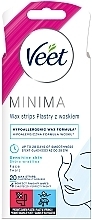 Düfte, Parfümerie und Kosmetik Enthaarungswachsstreifen für das Gesicht - Veet MINIMA Easy Gel Wax Strip
