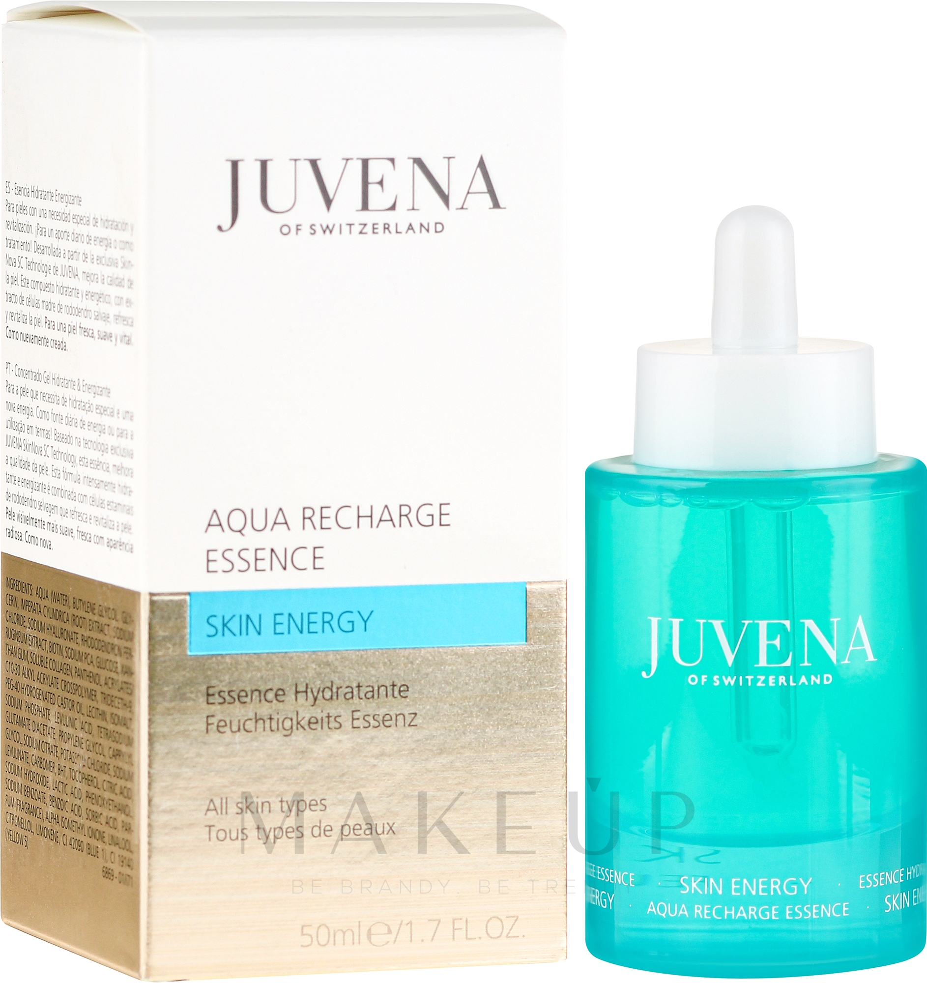 Intensiv feuchtigkeitsspendende Gesichtsessenz - Juvena Skin Energy Aqua Essence Recharge — Bild 50 ml