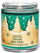 Düfte, Parfümerie und Kosmetik Duftkerze - Bath & Body Works Fresh Balsam Single Wick Candle 