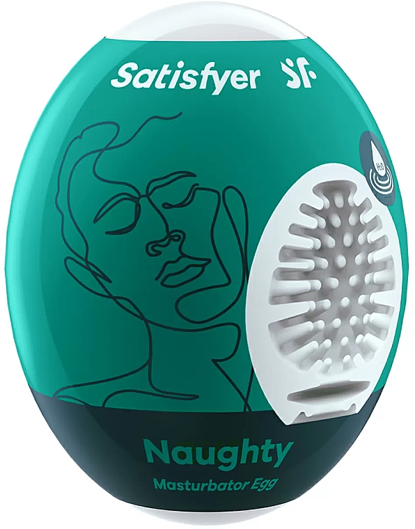 Masturbator Ei grün - Satisfyer Masturbator Egg Single Naughty — Bild N1