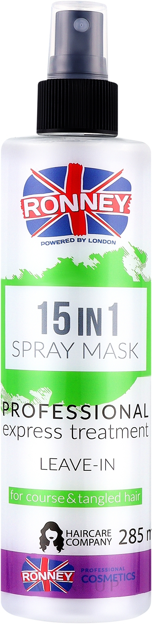 15in1 Haarspray für dickes und widerspenstiges Haar - Ronney 15in1 Spray Mask Professional Express Treatment Leave-In — Bild 285 ml