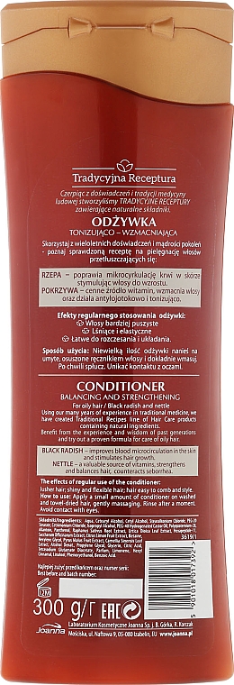 Haarspülung mit Rüben und Brennnessel - Joanna Balancing And Strengthening Conditioner — Bild N2