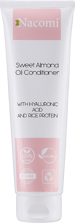 Haarspülung - Nacomi Natural With Sweet Almond & Hyaluronic Acid Conditioner — Bild N1