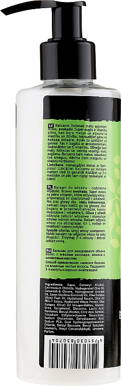Volume Conditioner für täglichen Gebrauch mit Avocado, Kokos und Olivenöl - Beauty Jar Hair Balm For Everyday Volume — Bild N2