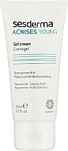 Gesichtscreme-Gel für Problemhaut - SesDerma Laboratories Acnises Young Gel Cream — Bild N1