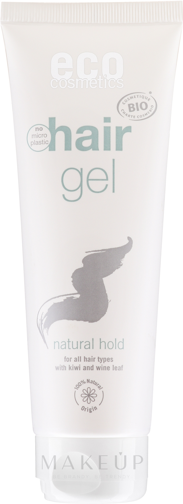 Glättendes Haargel mit Kiwi und Weinblatt - Eco Cosmetics Hair Gel — Bild 125 ml