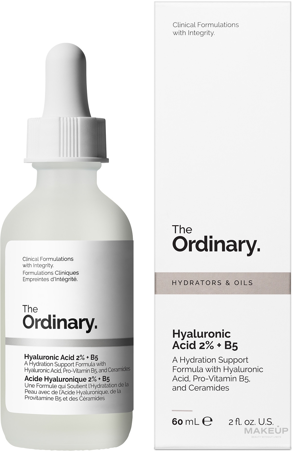 The Ordinary Hyaluronic Acid 2% - Gesichtsserum mit 2% Hyaluronsäure und Vitamin B5 — Bild 60 ml