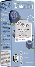 Düfte, Parfümerie und Kosmetik Feuchtigkeitsspendender Conditioner mit Joghurt und Blaubeere - Bielenda Blueberry C-Tox Face Yogurt Serum