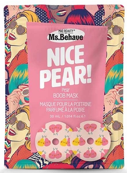 Maske für die Brust - Mad Beauty Ms.Behave Nice Pear Boob Mask — Bild N1