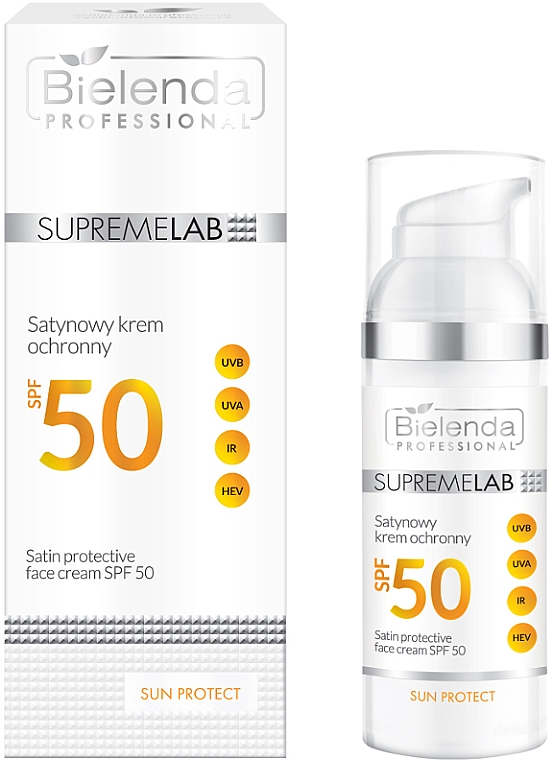 Satin-Schutzcreme für das Gesicht SPF 50 - Bielenda Professional Supremelab Satin Protective Face Cream SPF 50 — Bild N2