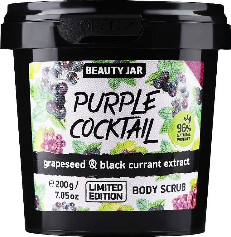 Körperpeeling Lila Cocktail - Beauty Jar Purple Cocktail Body Scrub — Bild N1
