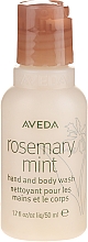 Flüssigseife für Hand und Körper mit Minze und Rosmarin - Aveda Rosemary Mint Hand And Body Wash (travel size) — Bild N1