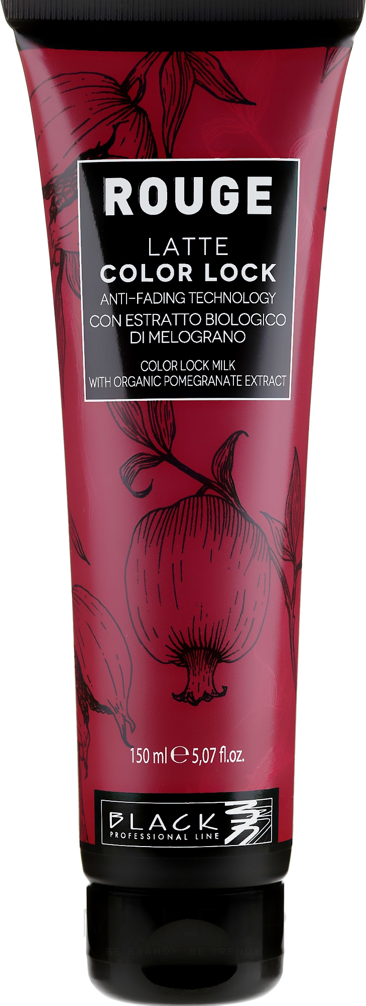 Haarmilch zum Farbeschutz mit Granatapfel-Extrakt - Black Professional Line Rouge Color Lock Milk — Bild 150 ml