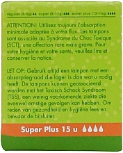 Tampons aus Bio-Baumwolle Super Plus 15 St. - Masmi Silver Care — Bild N3