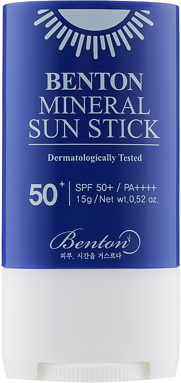 Sonnenschutzender Deostick - Benton Mineral Sun Stick SPF50+/PA++++ — Bild N1