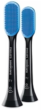 Zahnbürstenköpfe zum Reinigen der Zunge - Philips Sonicare HX8072/11 TongueCare+ Black — Bild N1