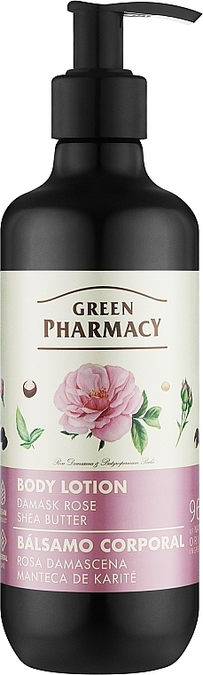 Körperlotion Damaszenerrose und Sheabutter - Green Pharmacy  — Bild N1