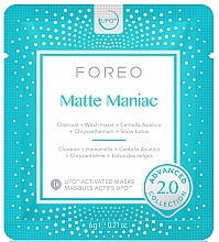 Reinigende Gesichtsmaske für fettige Haut für UFO - Foreo UFO Matte Maniac 2.0 Advanced Collection Activated Mask — Bild N1