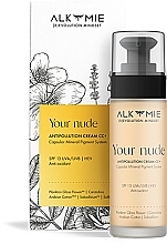 Düfte, Parfümerie und Kosmetik CC+ Creme mit Mineralpigmenten SPF 13 - Alkmie Your Nude Antipollution Cream CC+ SPF 13