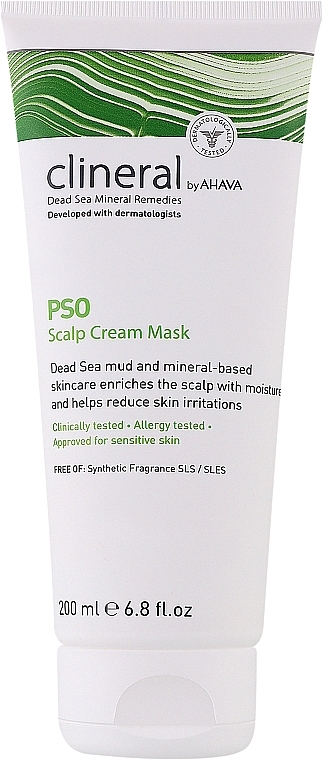 Maske-Creme für die Kopfhaut - Ahava Clineral PSO Scalp Cream Mask — Bild N1