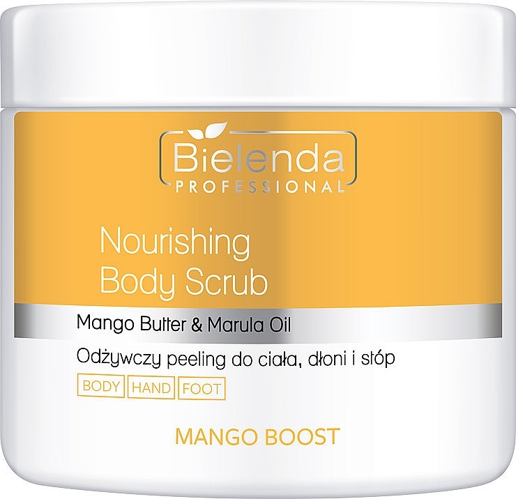 Bielenda Professional Mango Boost Nourishing Body Scrub  - Pflegendes Körper-, Hand- und Fußpeeling  — Bild N1