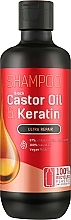 Düfte, Parfümerie und Kosmetik Haarshampoo Black Castor Oil & Keratin - Bio Naturell Shampoo