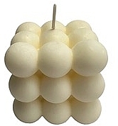 Dekorative Kerze mit Latteduft Bubble weiß - KaWilamowski — Bild N1