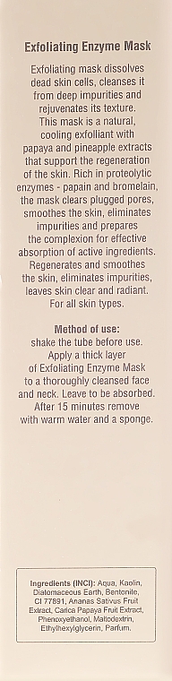 Peelingmaske mit Enzymen - Ava Laboratorium Beauty Home Care Exfoliating Enzyme Mask — Bild N3