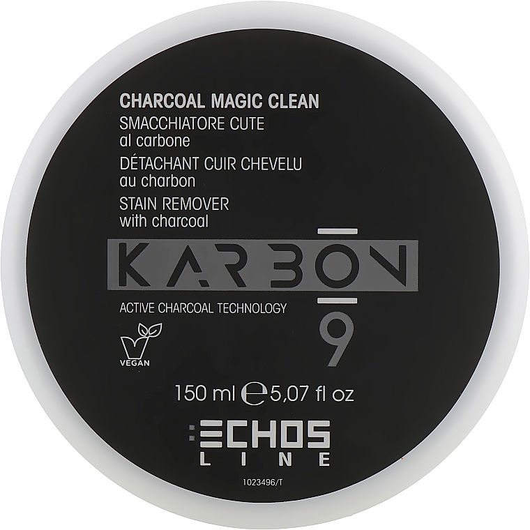 Kopfhautcreme mit Aktivkohle - Echosline Karbon 9 Charcoal Magic Clean — Bild N1