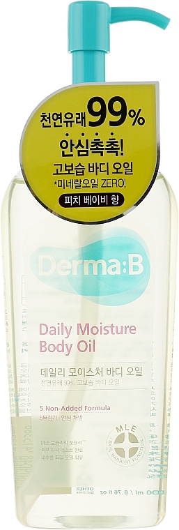 Feuchtigkeitsspendendes Körperöl - Derma-B Daily Moisture Body Oil — Bild N1
