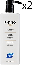 Düfte, Parfümerie und Kosmetik Set mit feuchtigkeitsspendenden Haarmasken - Phyto Phytojoba Moisturizing Mask (h/mask/2x500ml)