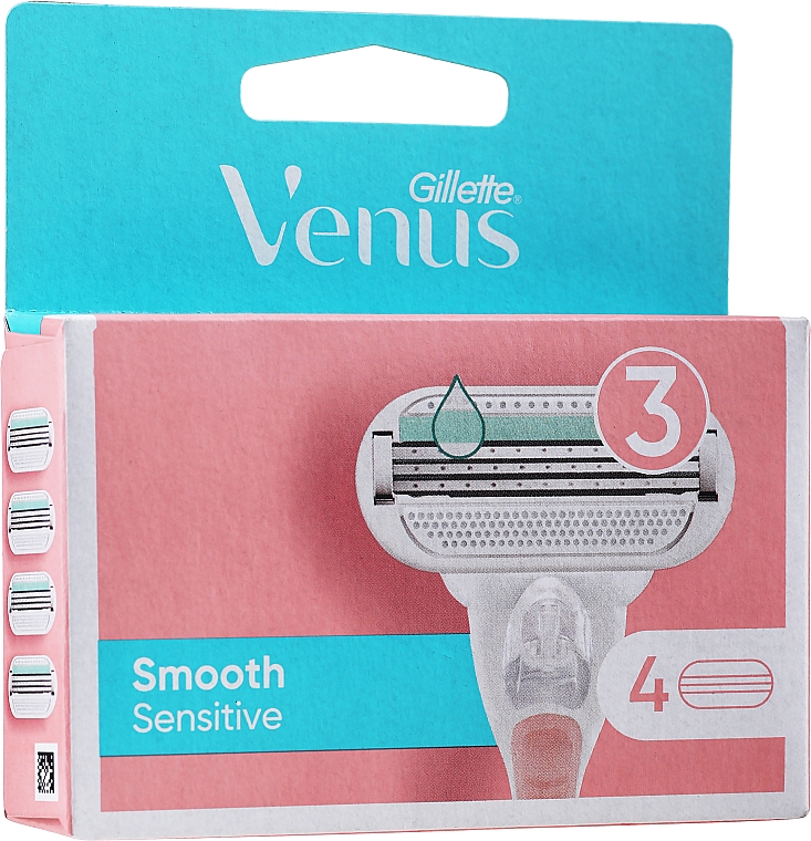 Ersatzklingen 4 St. - Gillette Venus Smooth Sensitive Pink — Bild N1