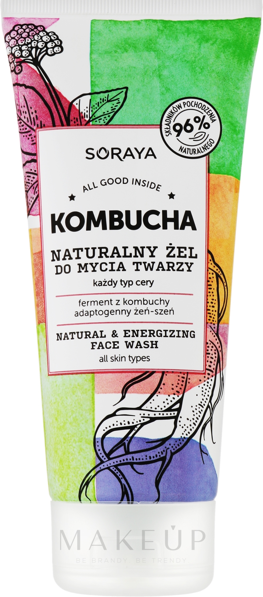 Natürliches Waschgel - Soraya Kombucha Natural & Energizing Face Wash  — Bild 150 ml
